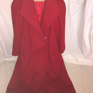 100% Wool Vintage 80s Maxi Coat